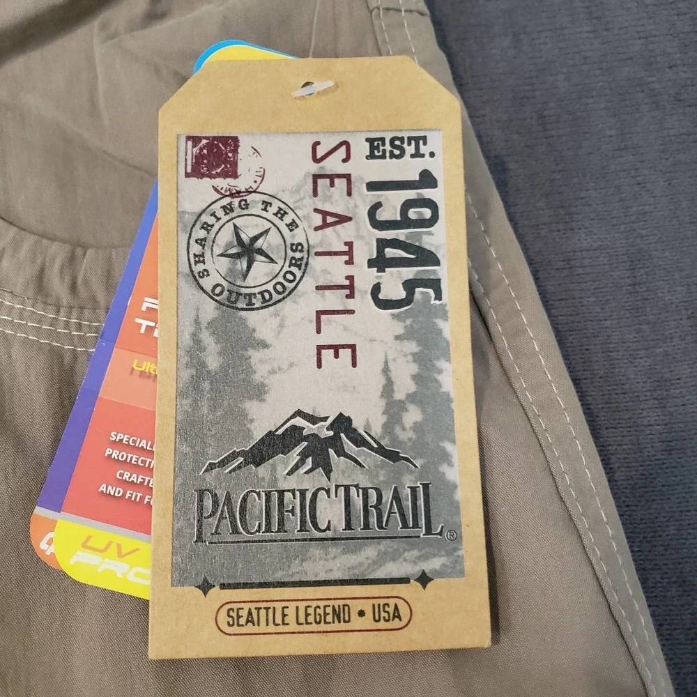 Pacific Trail Pants Mens Size 40 Quick Dry Performance Tan New‎